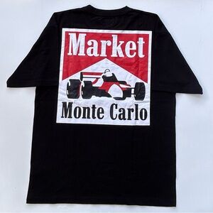 Market Monte Carlo F1 Racing Graphic Pocket T Shirt Men’s Large Double Sided